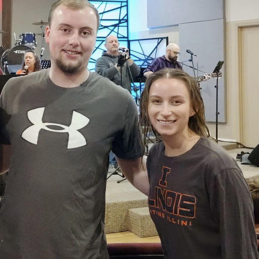 We were baptized at the Block Church