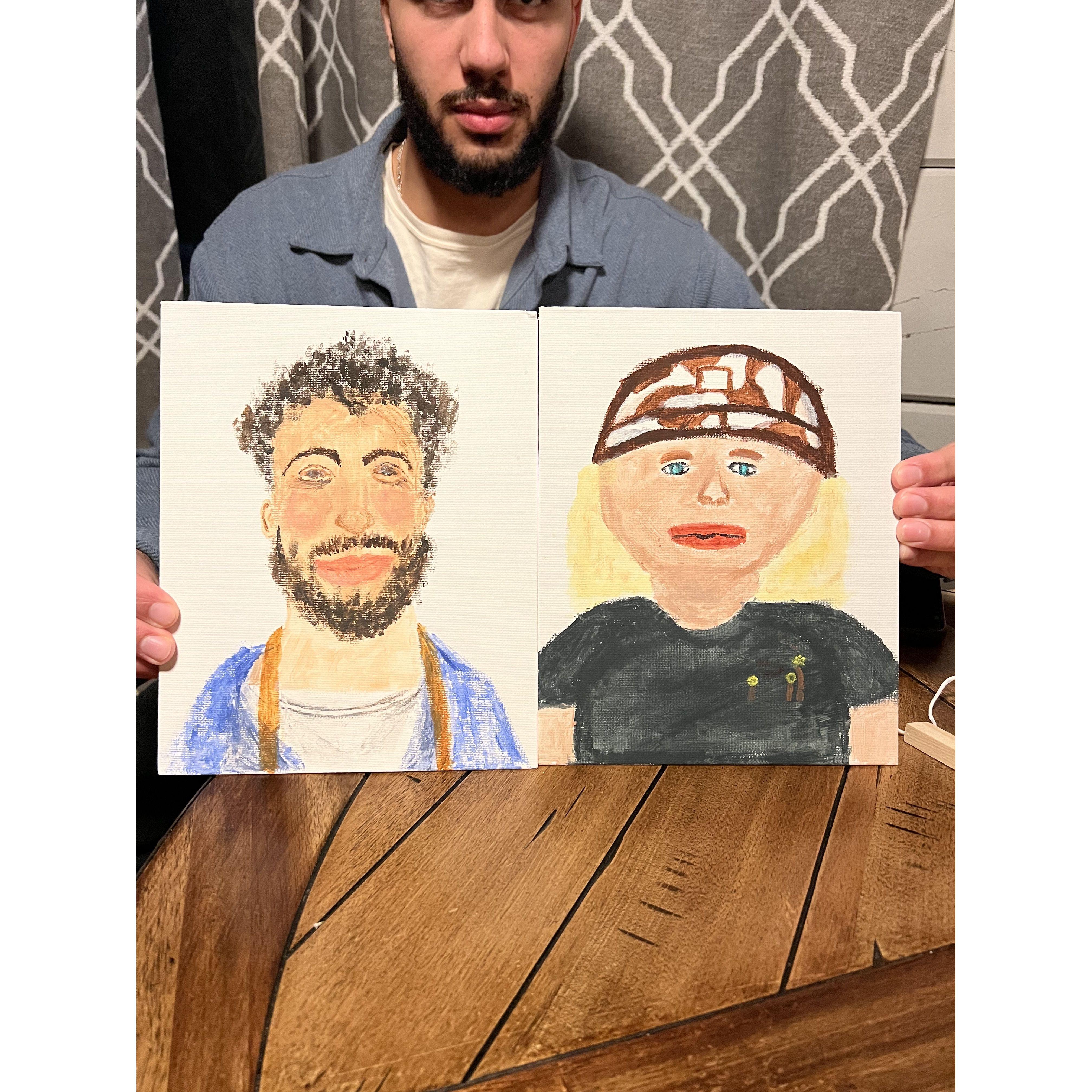 HUGE "paint each other" competition