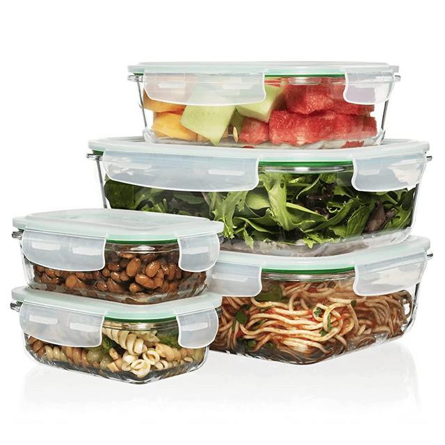 Superior Glass Meal Prep Containers - 6-pack (35oz) Newly