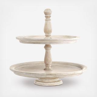 Martha Stewart Collection - English Garden 2-Tier Server