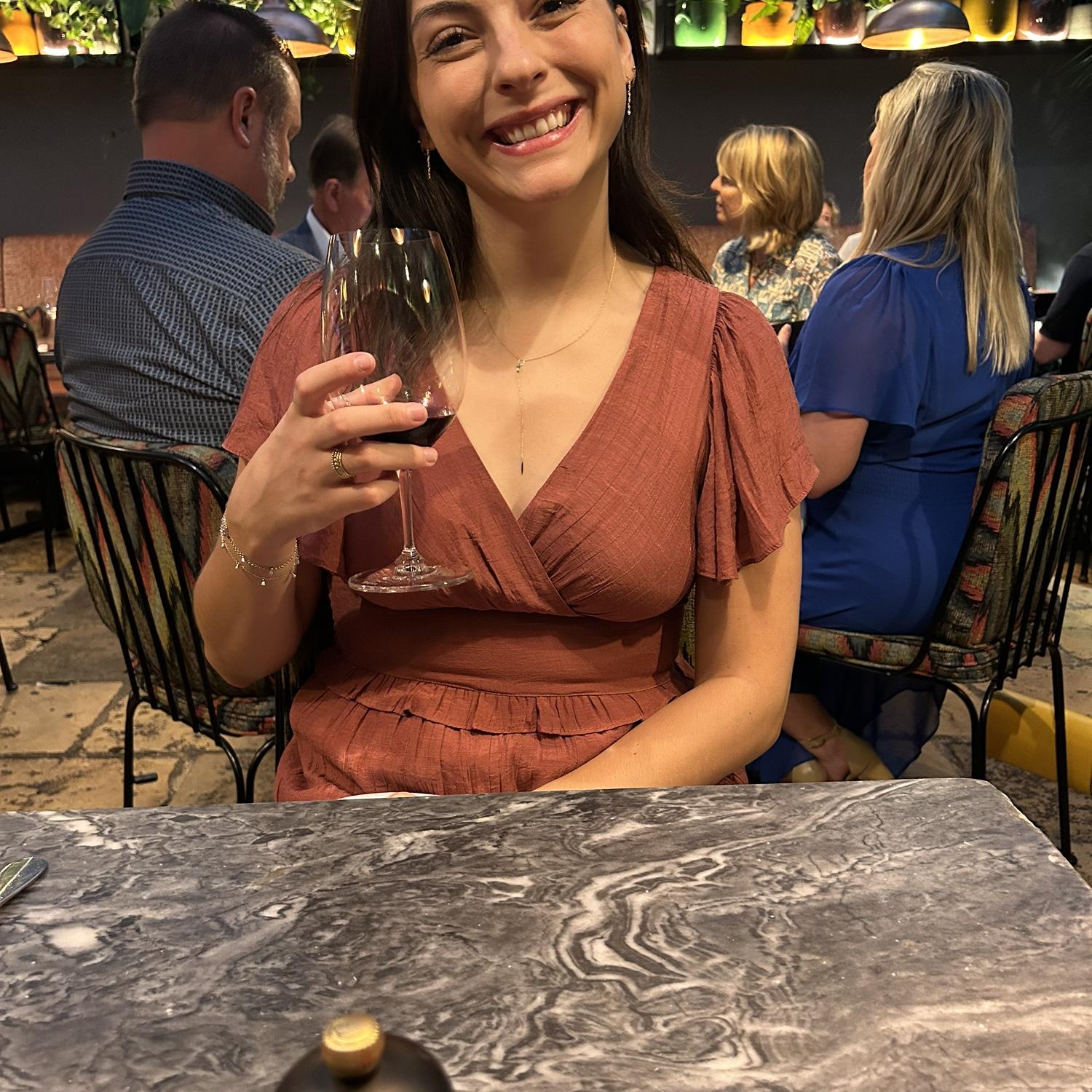 Dinner at Lisbon's top rated steakhouse for Mallory's birthday