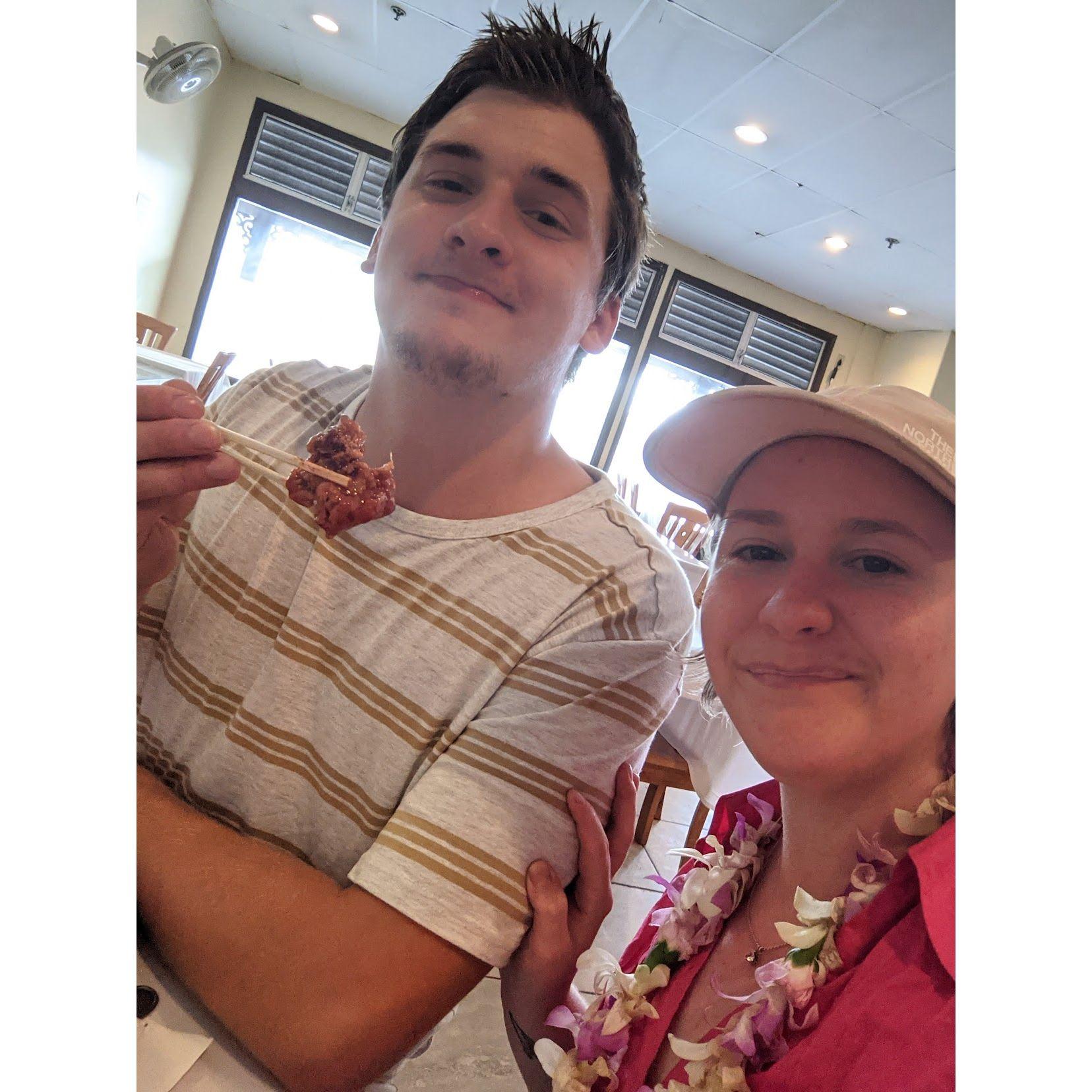 Eating a HUGE feast of Chinese food with Grandpa Charlie!