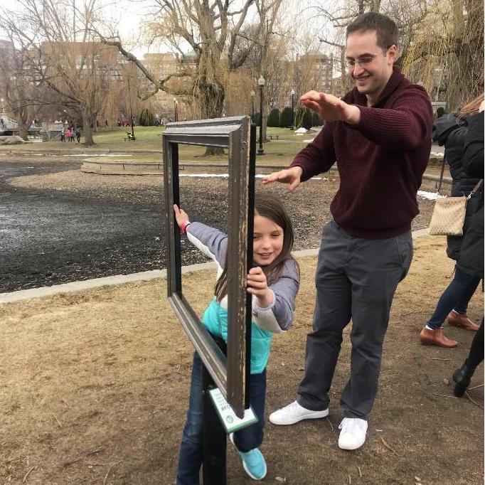 Stephen winning my heart as he drops my niece.