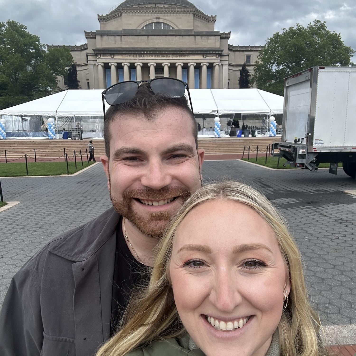 Exploring Columbia’s campus (Maggie’s second home)