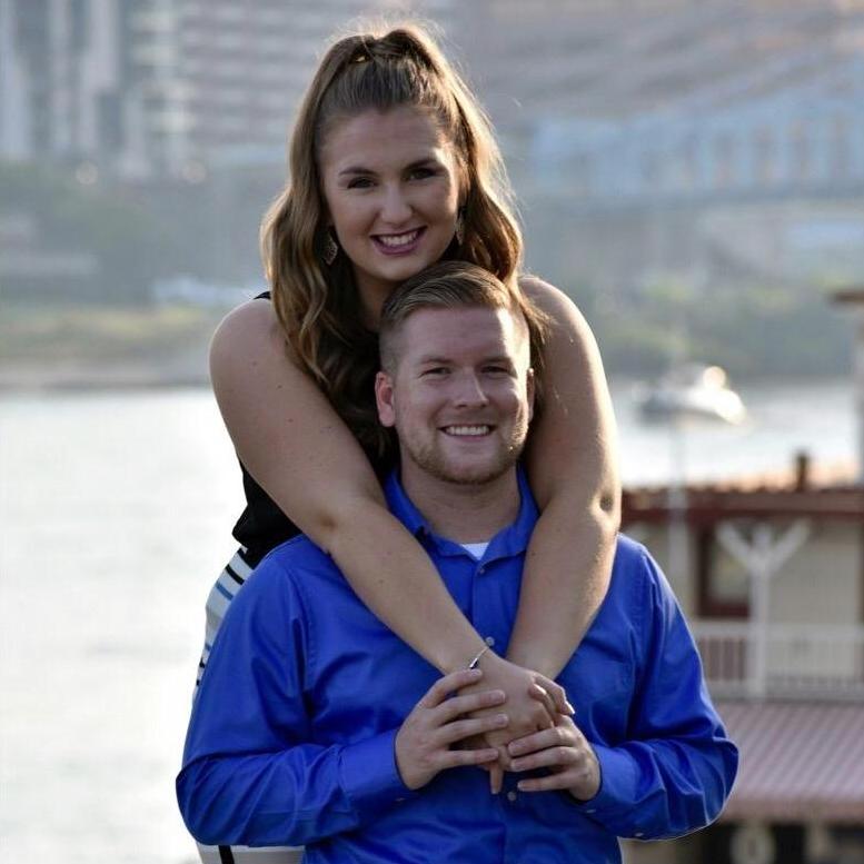 3 years together. It was a million degrees when we took these!