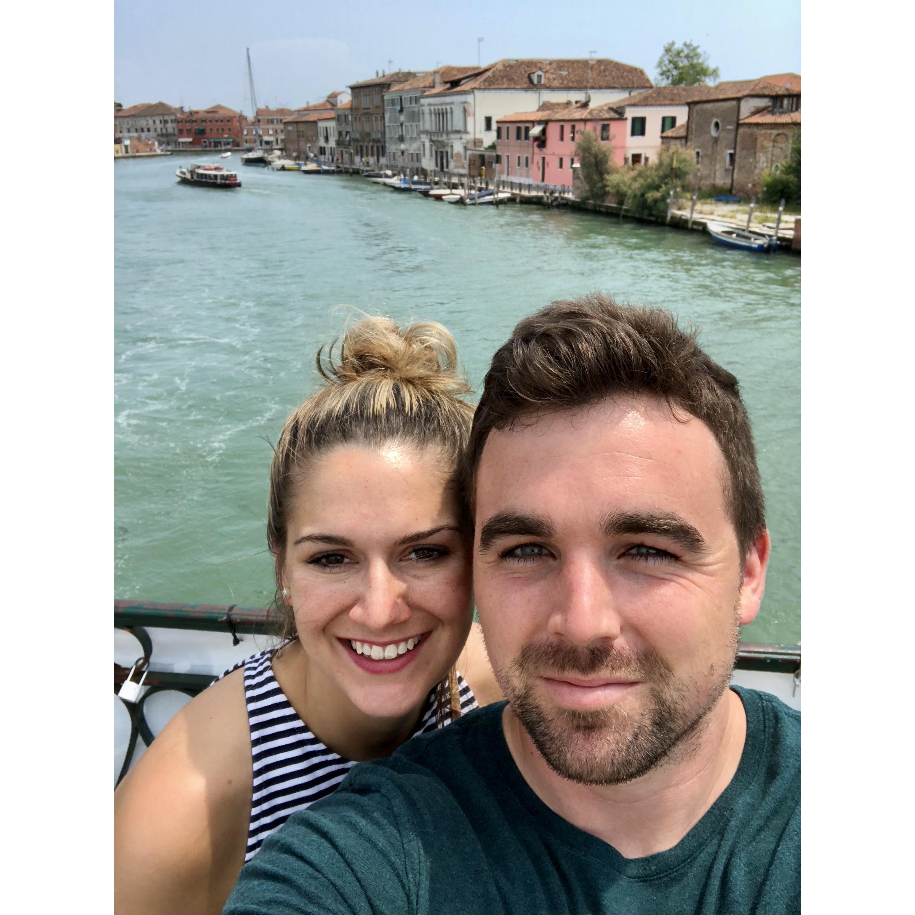 On our "Engagement-Moon" in Venice