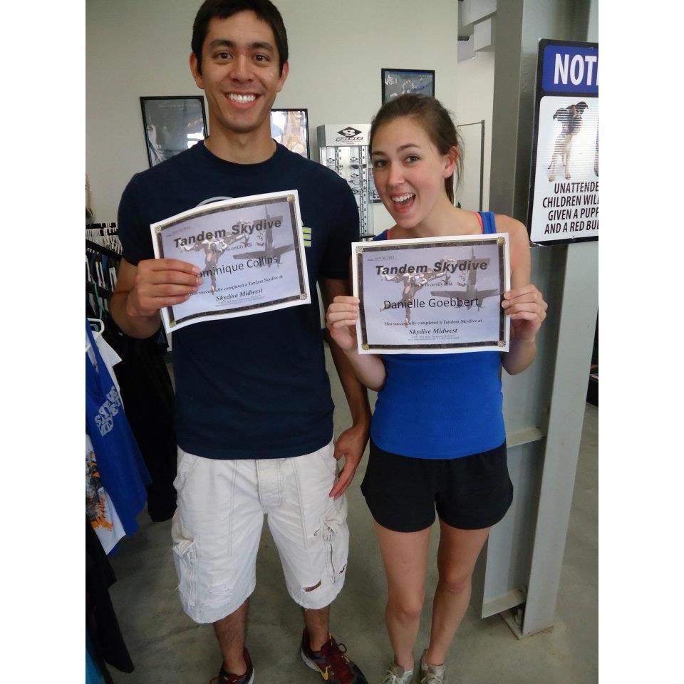 If we can survive skydiving together, we can survive anything together!