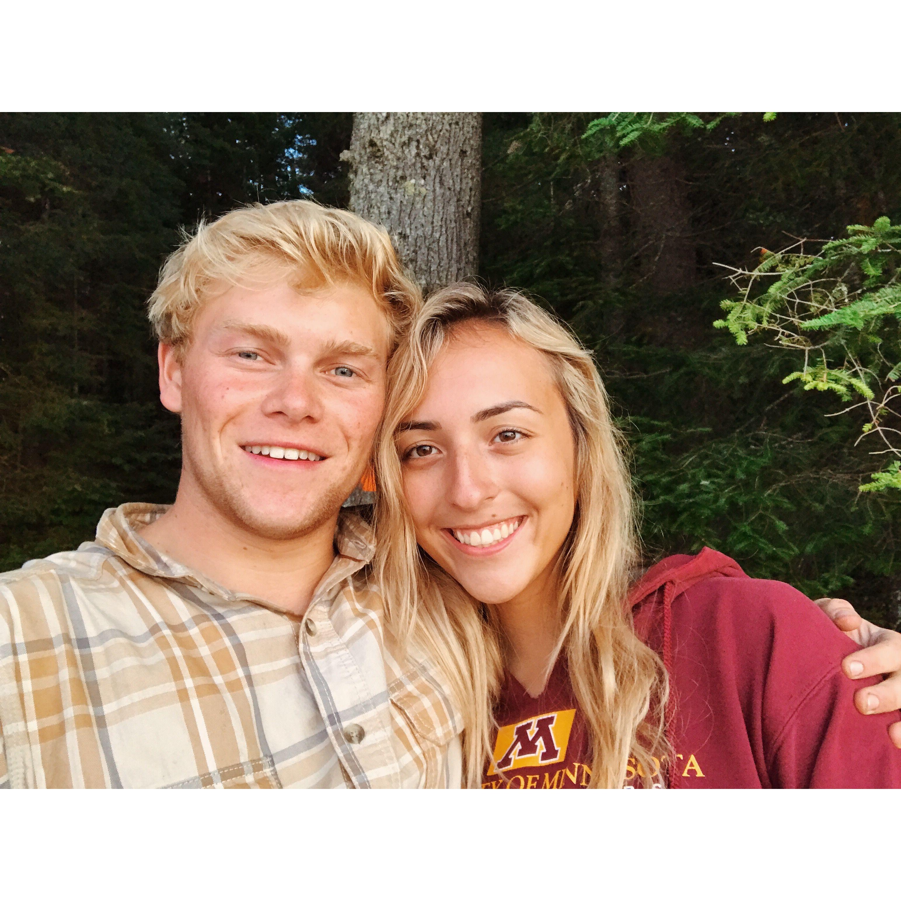 August 2017 - Our first canoe trip in Algonquin Provincial Park. We quickly realized how much we loved long trips in the wilderness and canoeing!