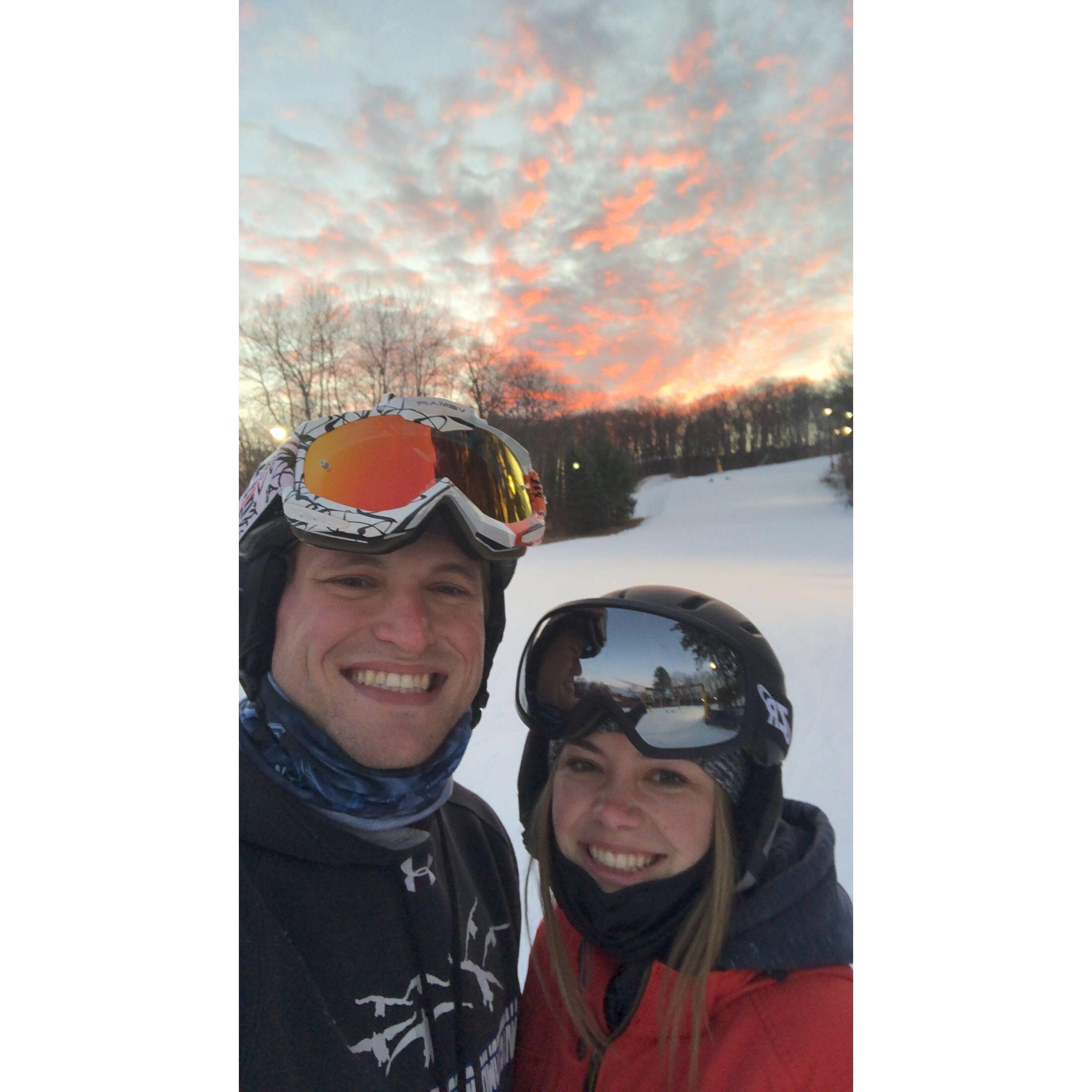 12/6/2020: First time snowboarding