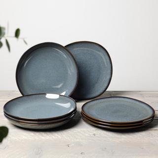 Lave Gris 8-Piece Dinnerware Set, Service for 4