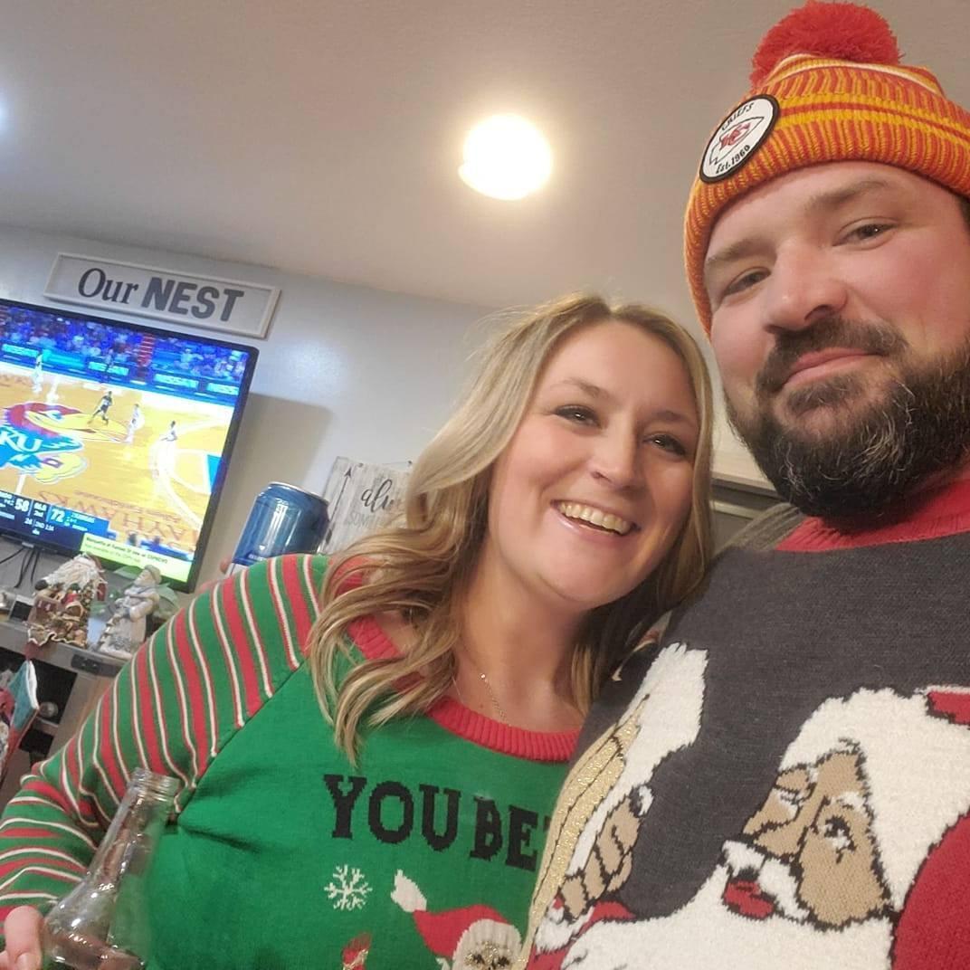 Christmas 2019 "Ugly sweater" party at Kenny and Missy Loy's house