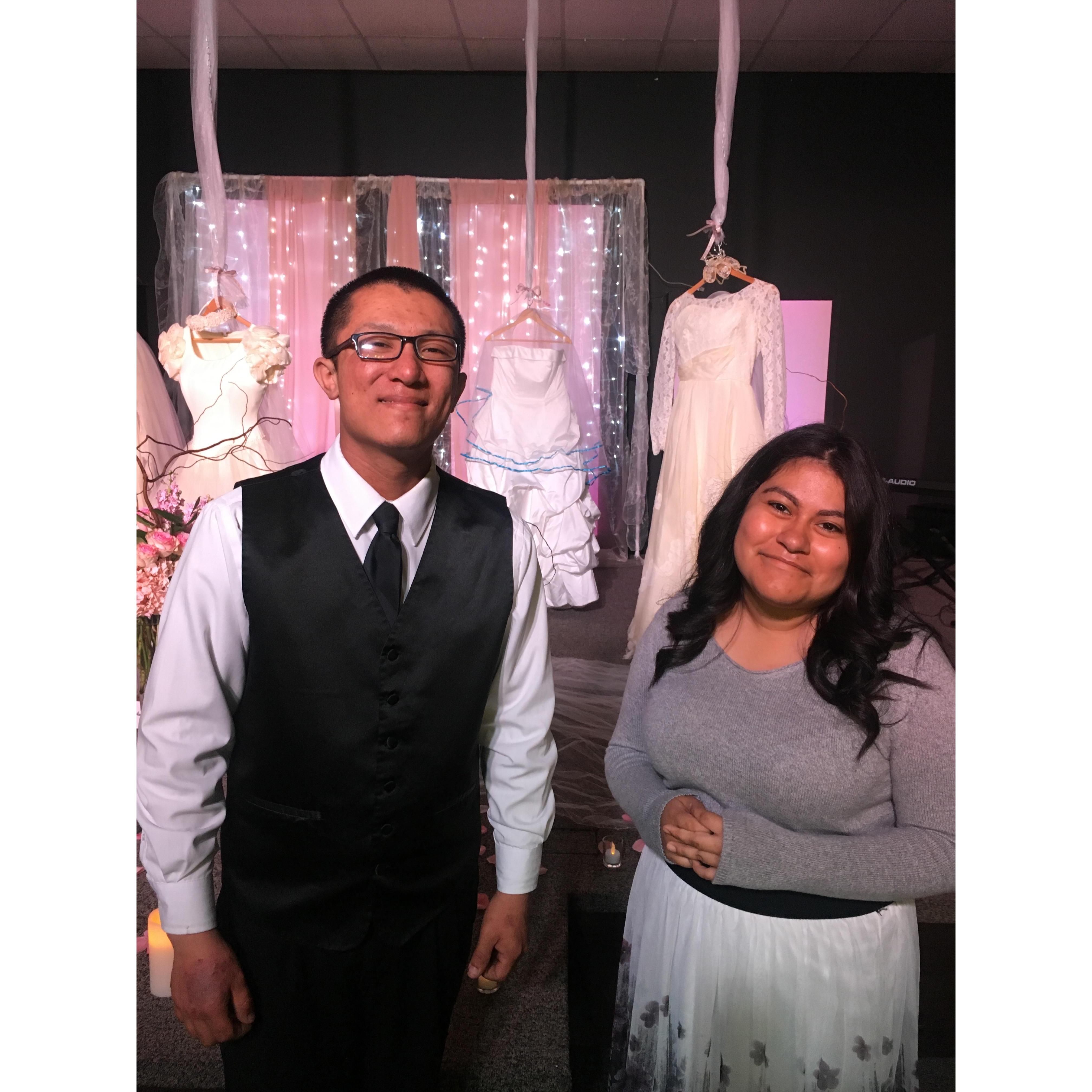 5 Months Before We Started Courting.