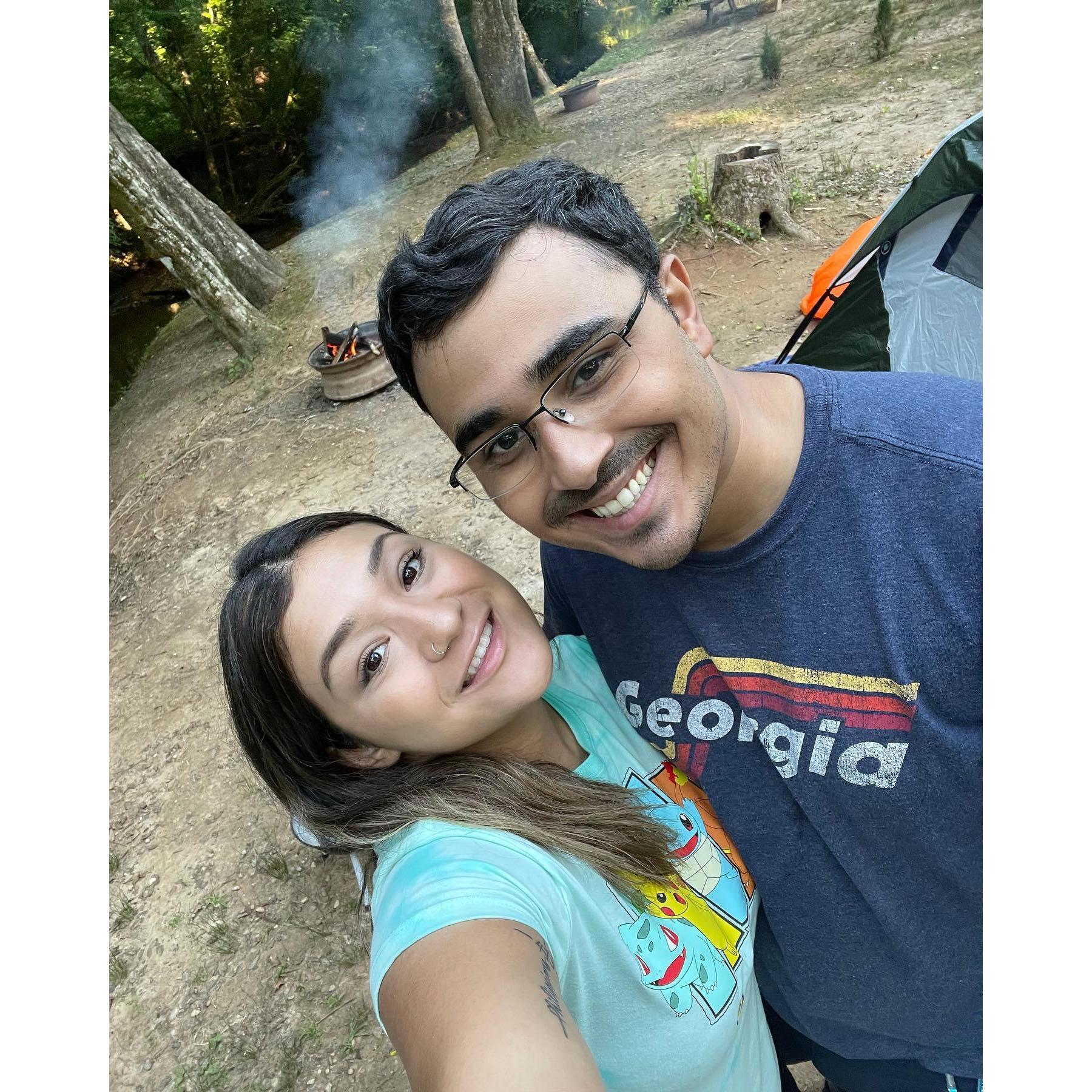 Adventuring outdoors is the best with you