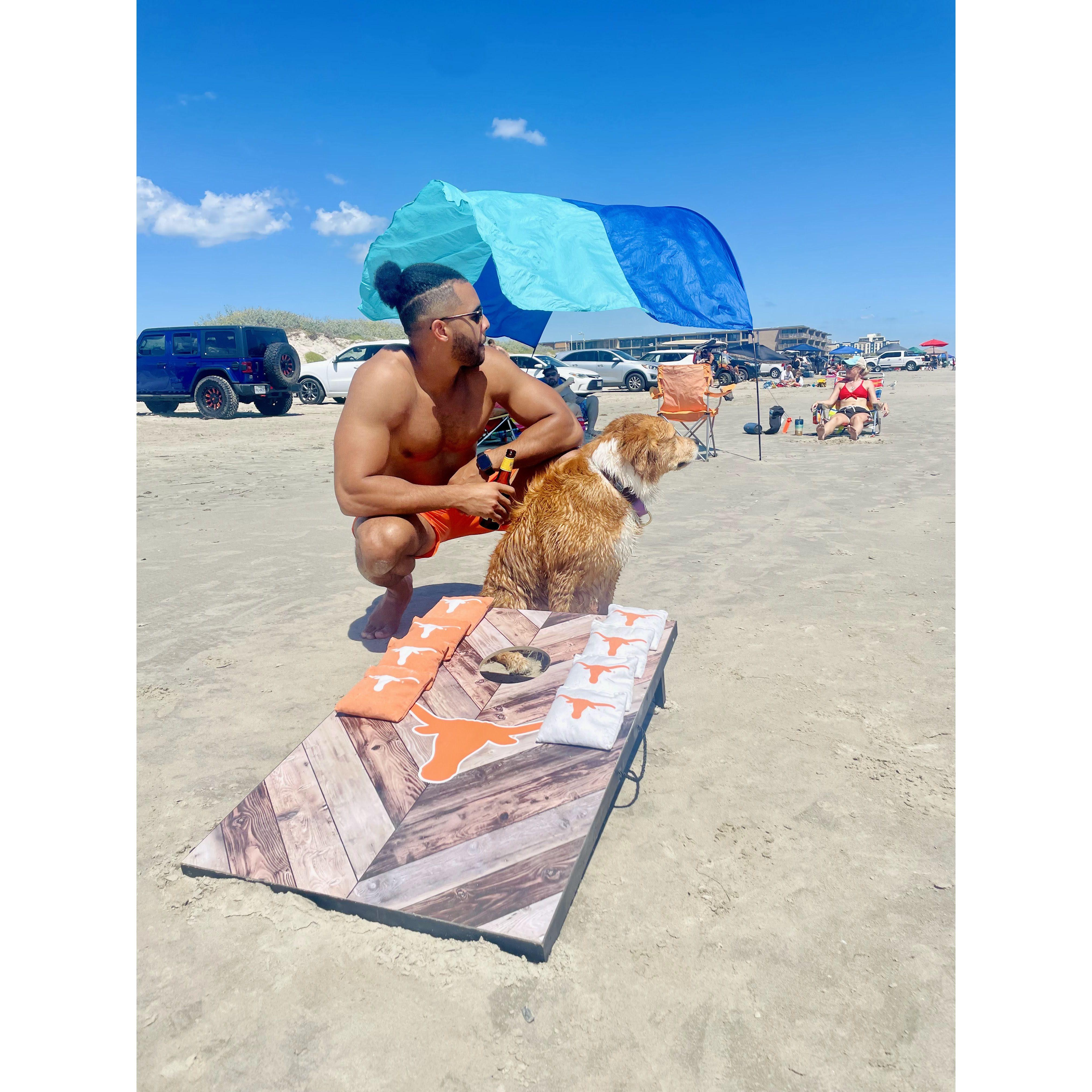 Their first overnight trip together to Corpus Christie. It was pertinent that Bradley show Haley that he could get along with Bella for extended periods of time. He passed the test.