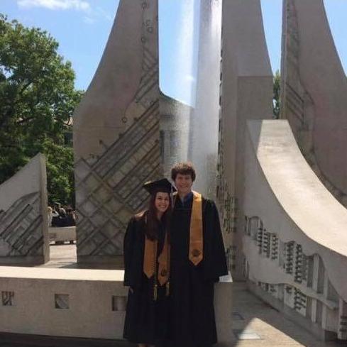 College sweethearts graduating from Purdue!