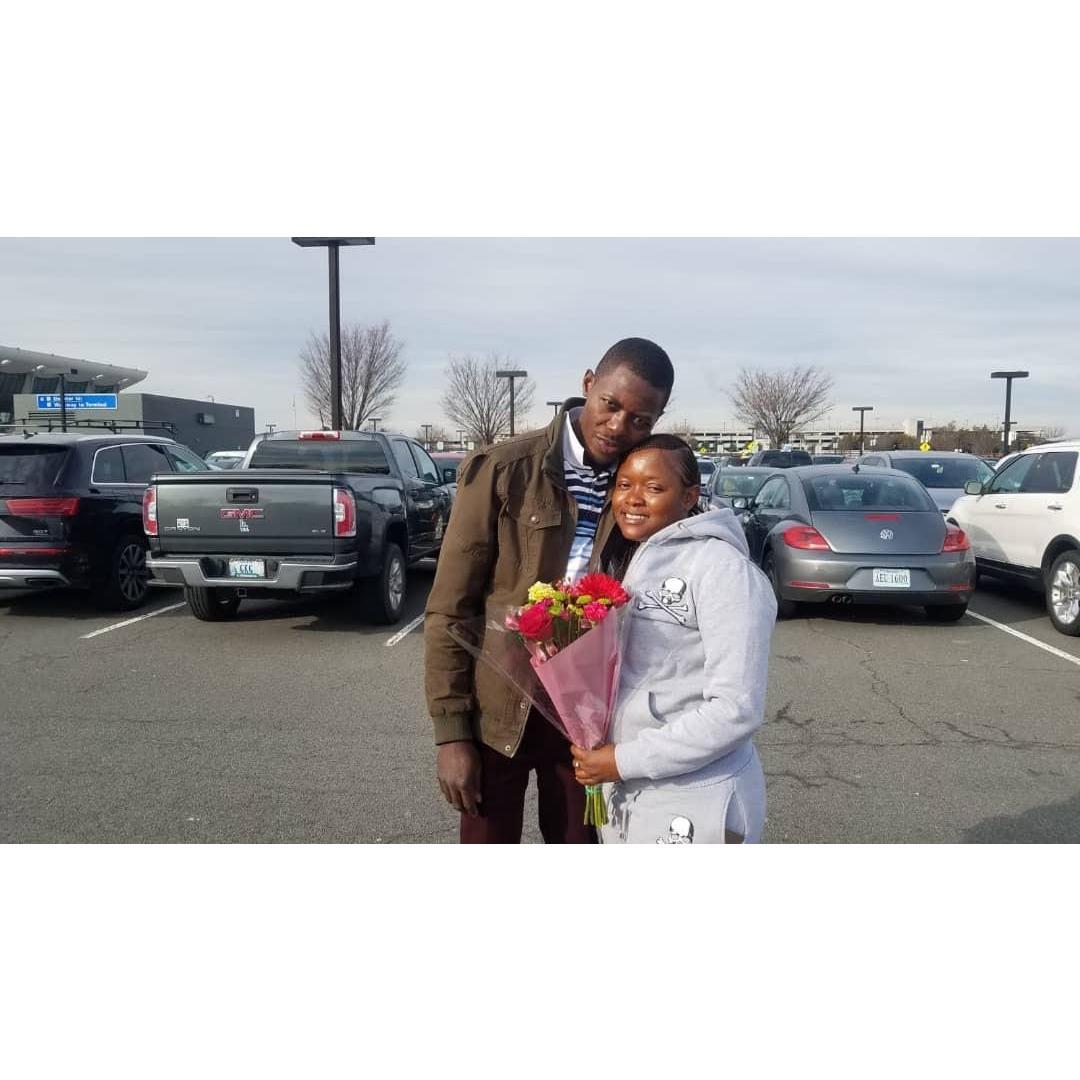 When Claudia arrived in Maryland at long last!