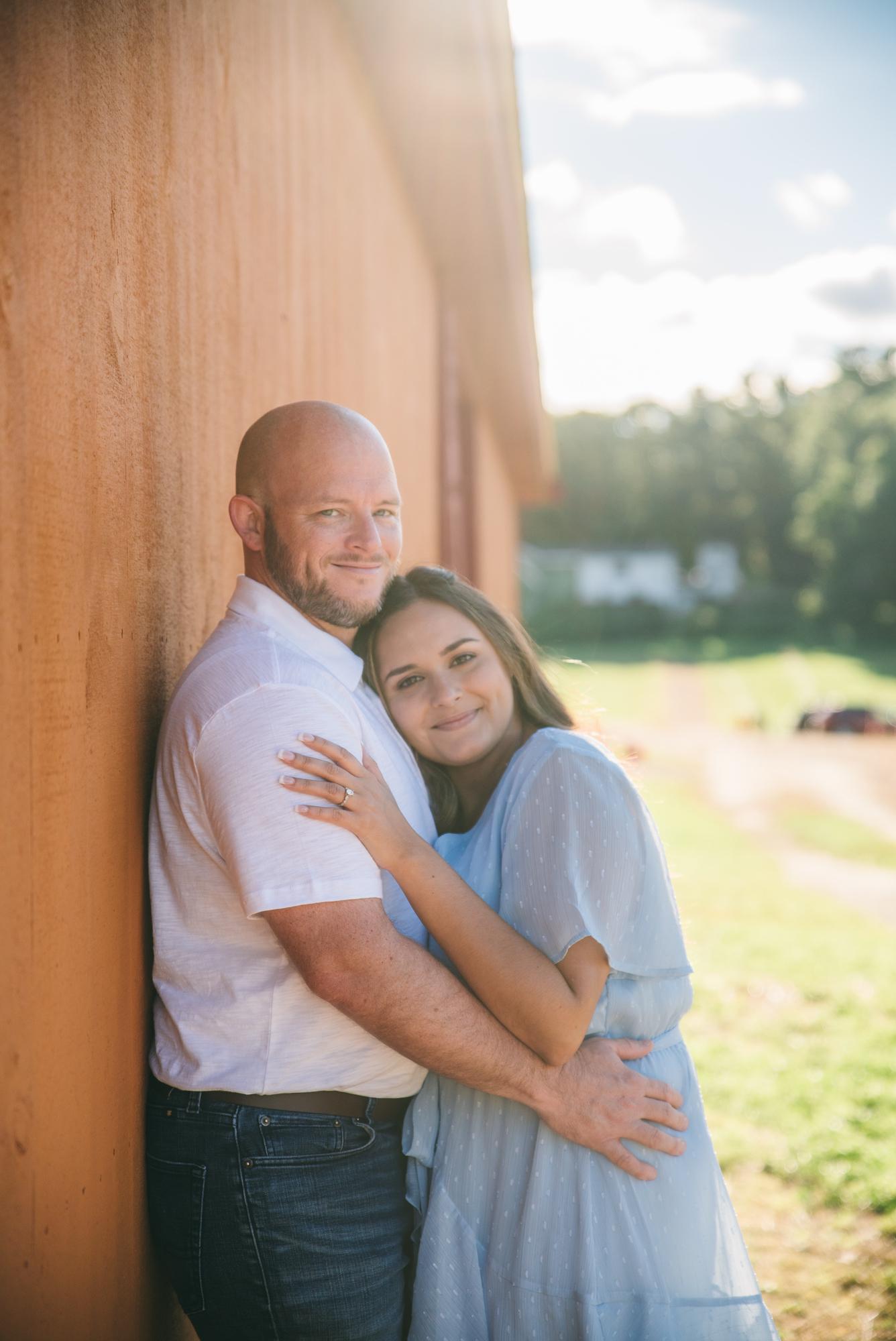 Engagement Photos at Parlee Farms in Tyngsborogh, MA