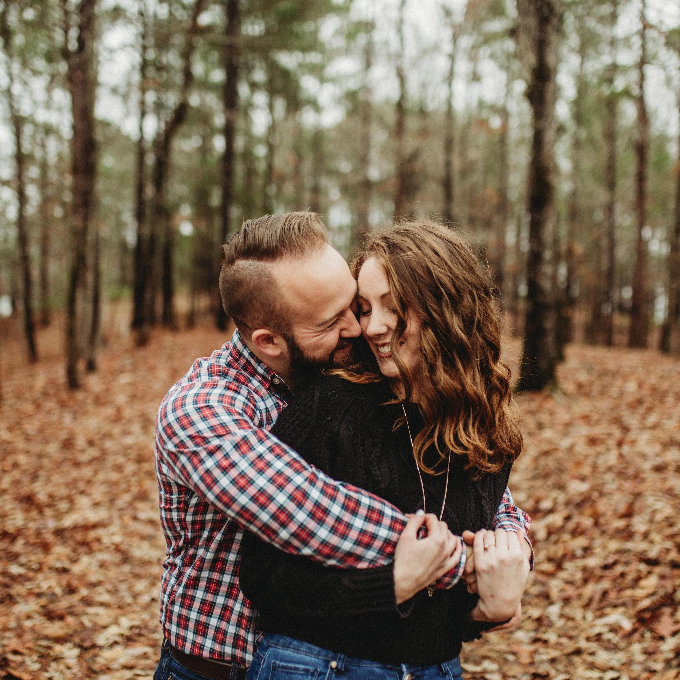 We wanted to take engagement photos somewhere really meaningful, so we chose Mark's parents' house at Lake Martin. His sister-in-law, Stephanie, was our amazing photographer!