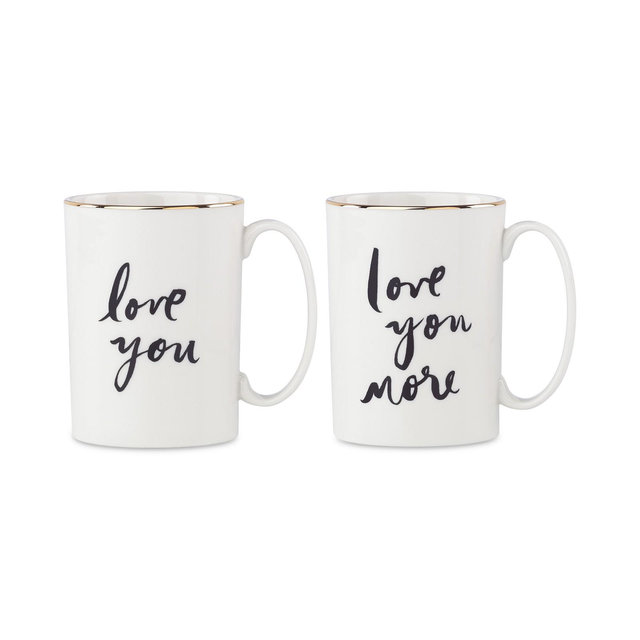 kate spade new york Bridal Party Love You Mugs, Set of 2