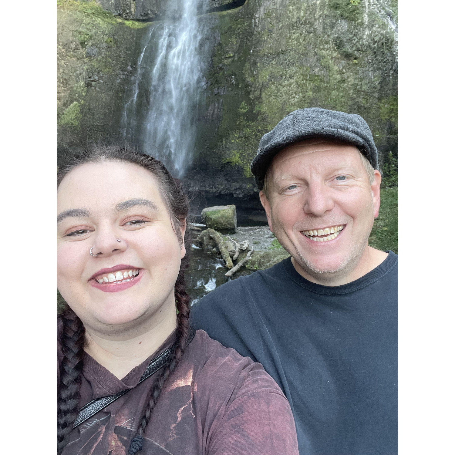 Took me to see the waterfalls.