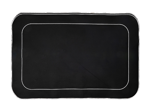 La Gallina Matta 70’s Placemat Black 19.2 x 13.3