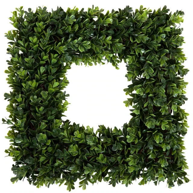 Nature Spring 16.5" Boxwood Artificial Wreath for the Front Door - Green