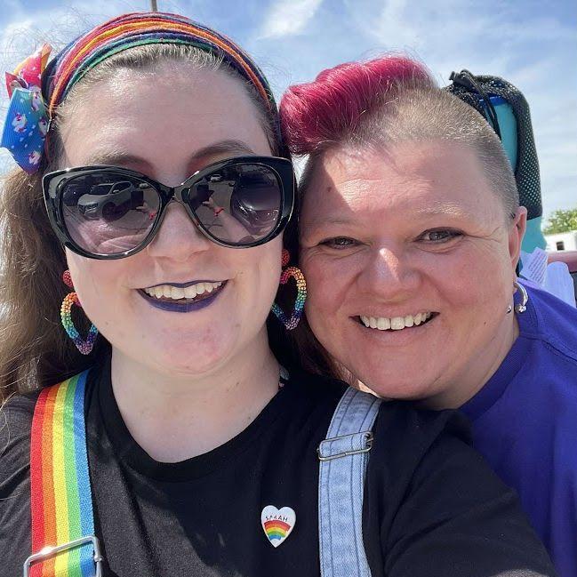 Sarah's first pride celebration at Riverside Park in Moline [Jun 2022]