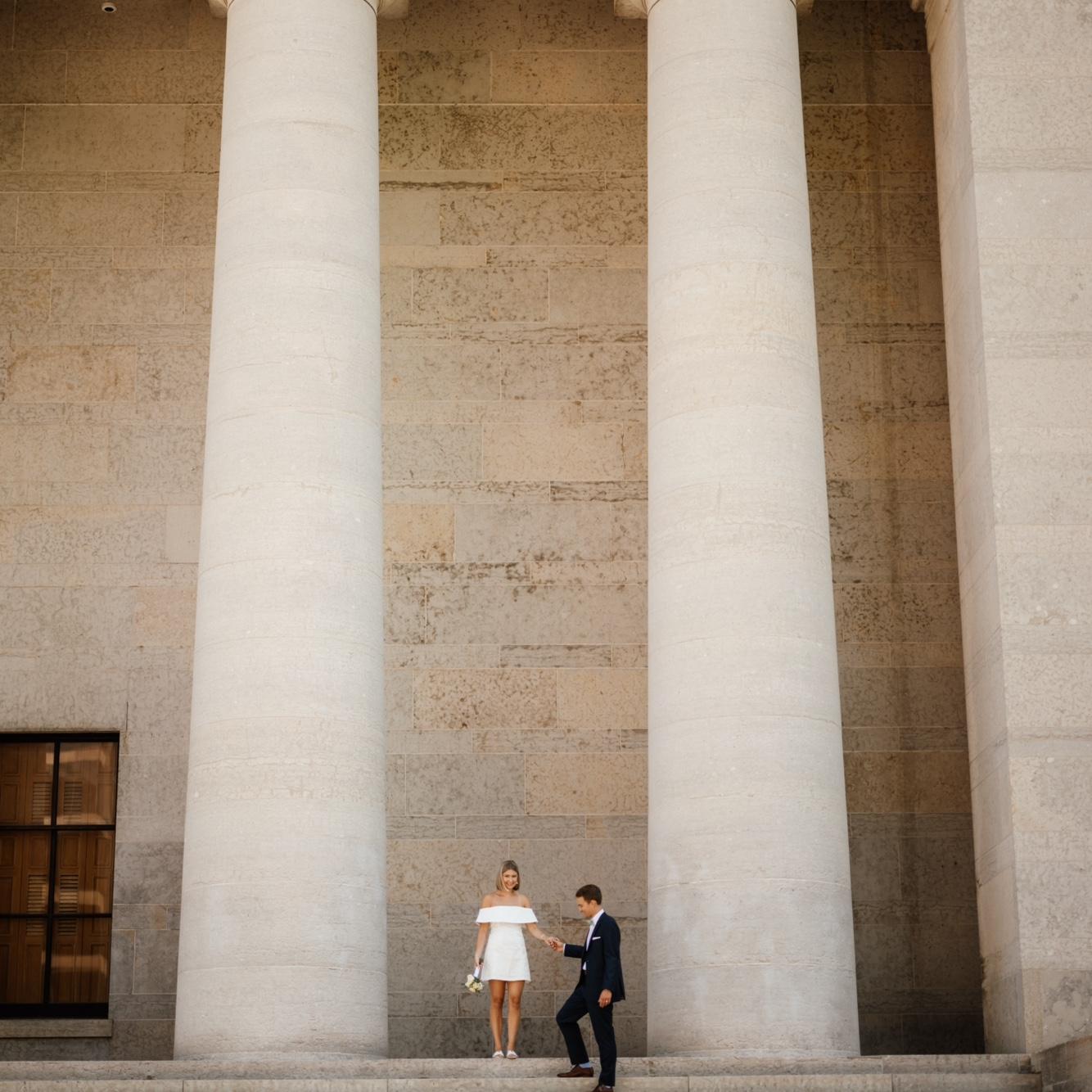 After our ceremony we went over to the Ohio Statehouse to take photos.