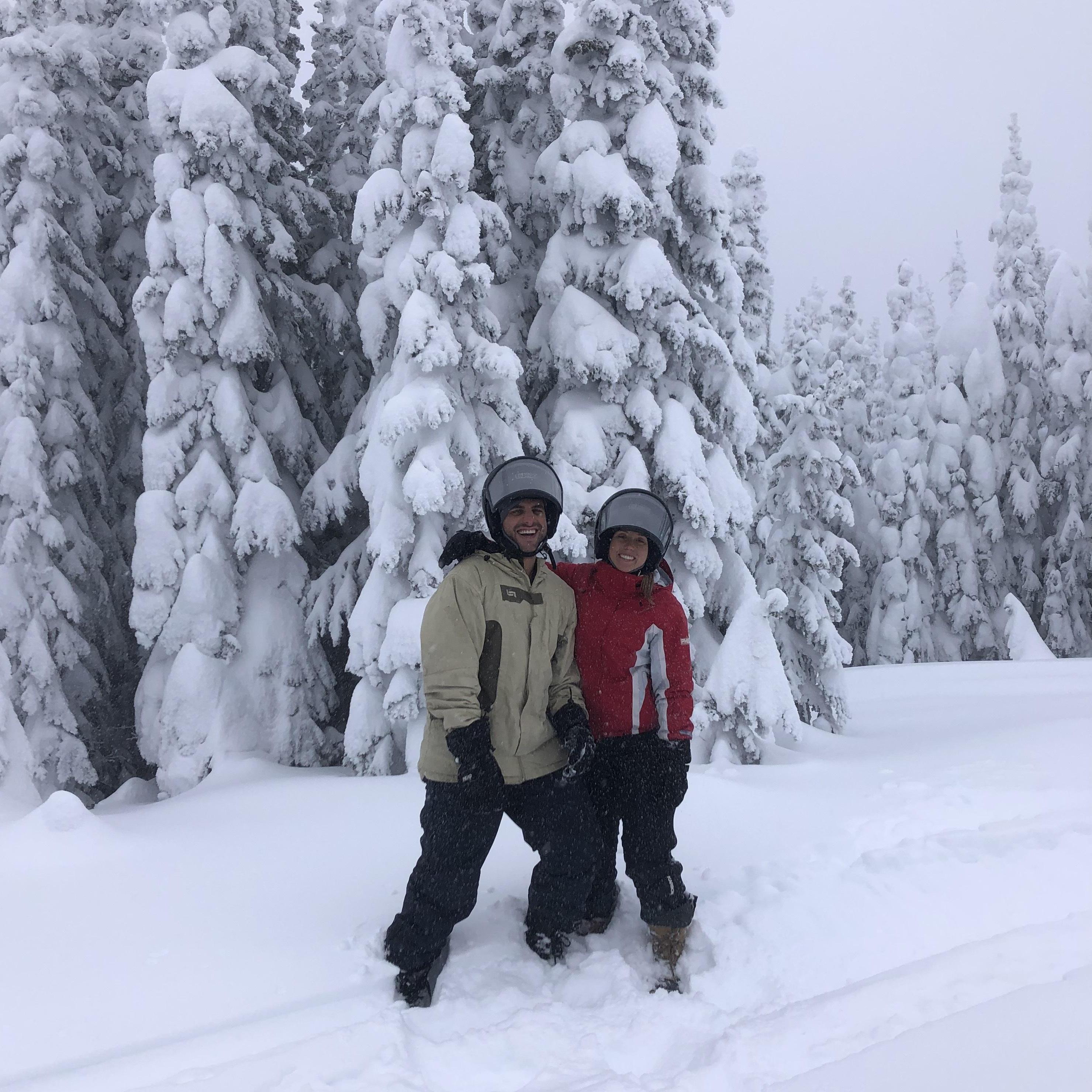 Snowmobiling at Silver Star