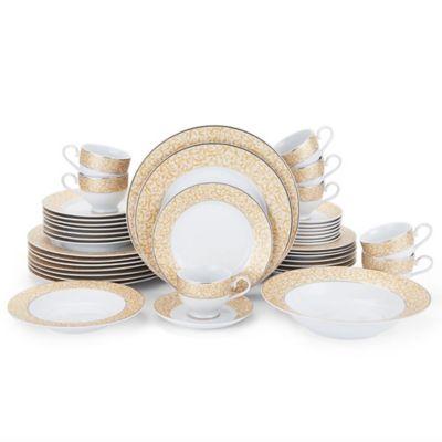 Mikasa® Parchment Gold 42-Piece Dinnerware Set