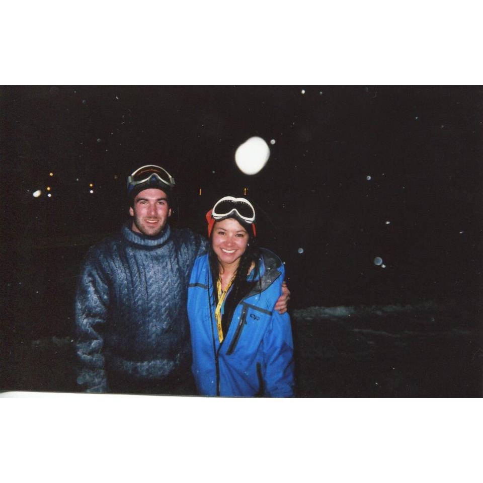 One of the first photos of Carolyn and Hugh as a couple! Breckenridge, CO. 2013.