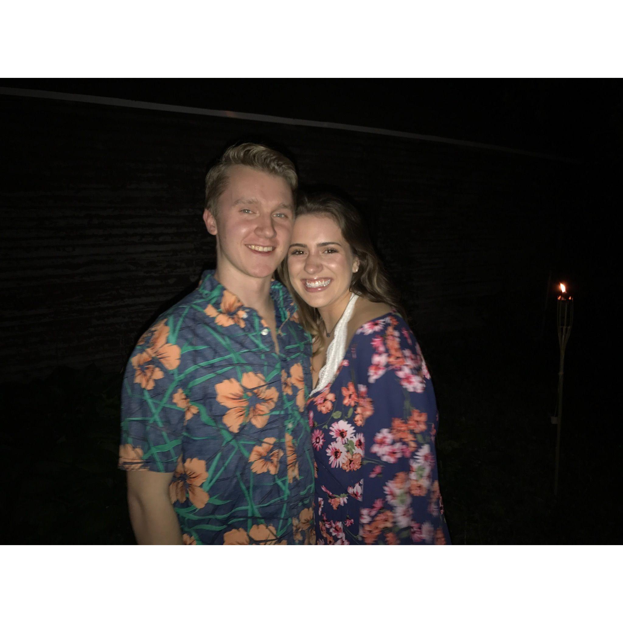 Our first date party together back in 2017!!