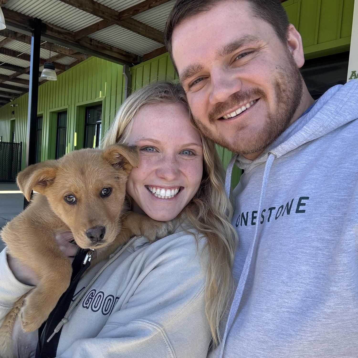 Mason and Sydney started 2025 by adding a member to their family, Callie!! Callie is a rescue who they think is mainly a Carolina Dog with some Shepard in her. She has been the most exciting addition!