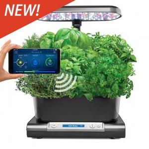 Miracle-Gro AeroGarden Harvest Elite Wi-Fi - Black Stainless