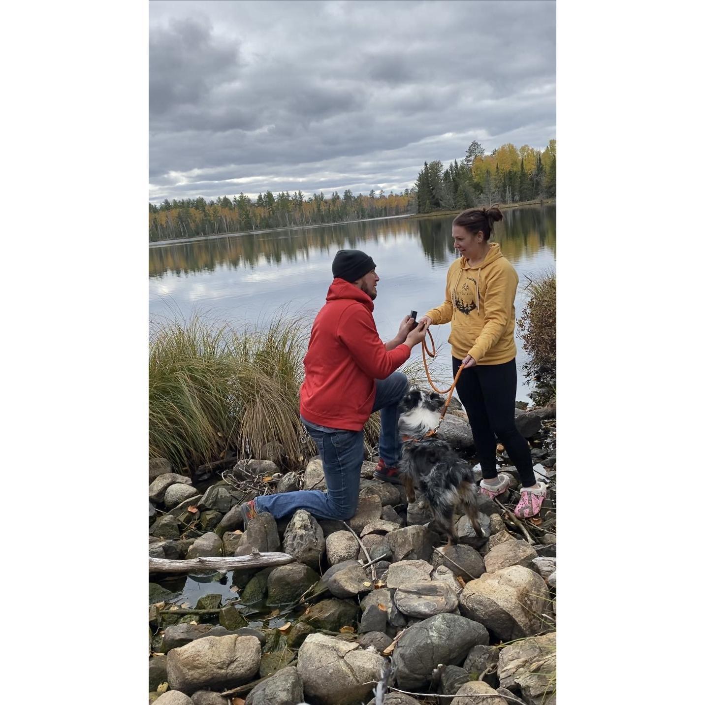 The proposal!!