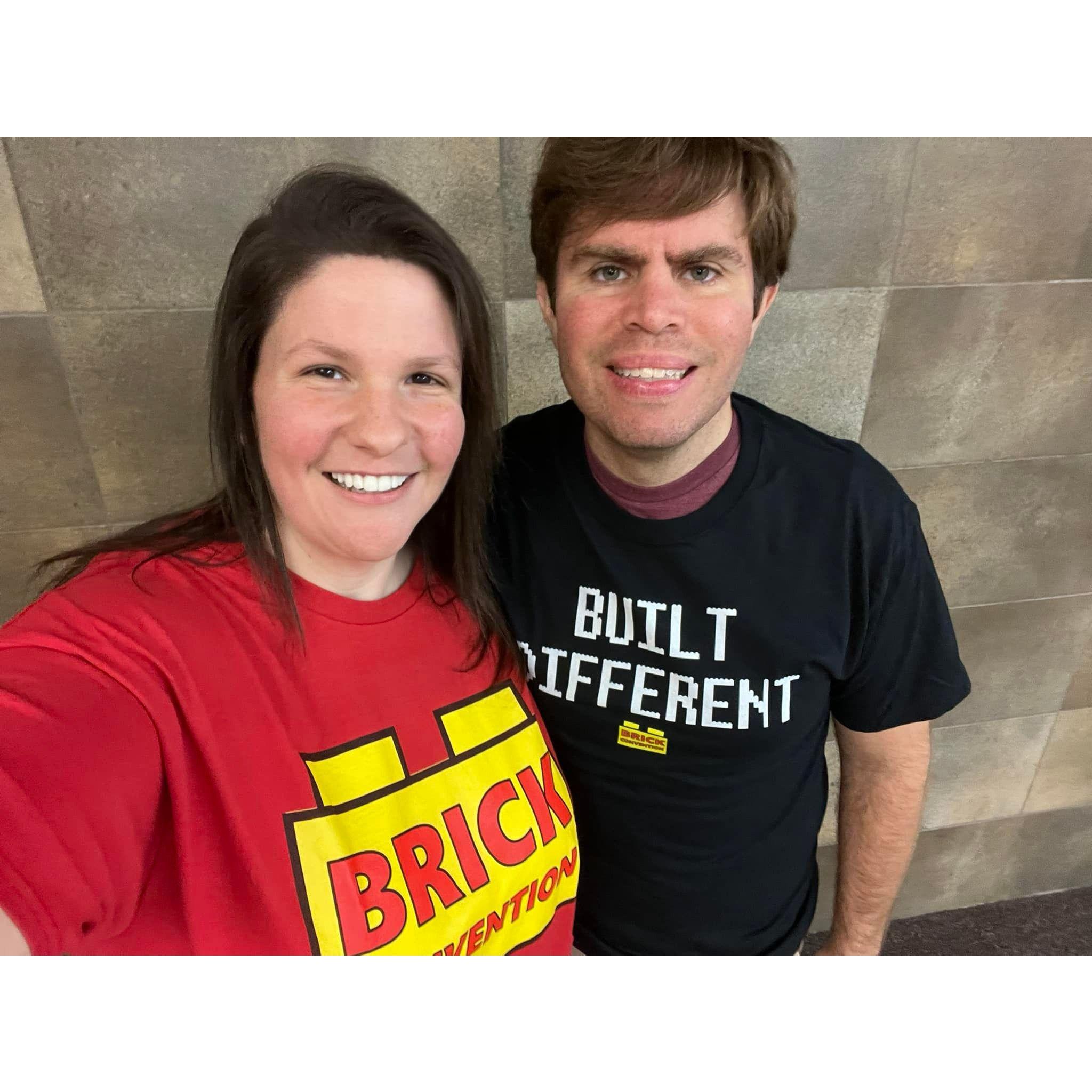 We got t-shirts at Brick Convention!