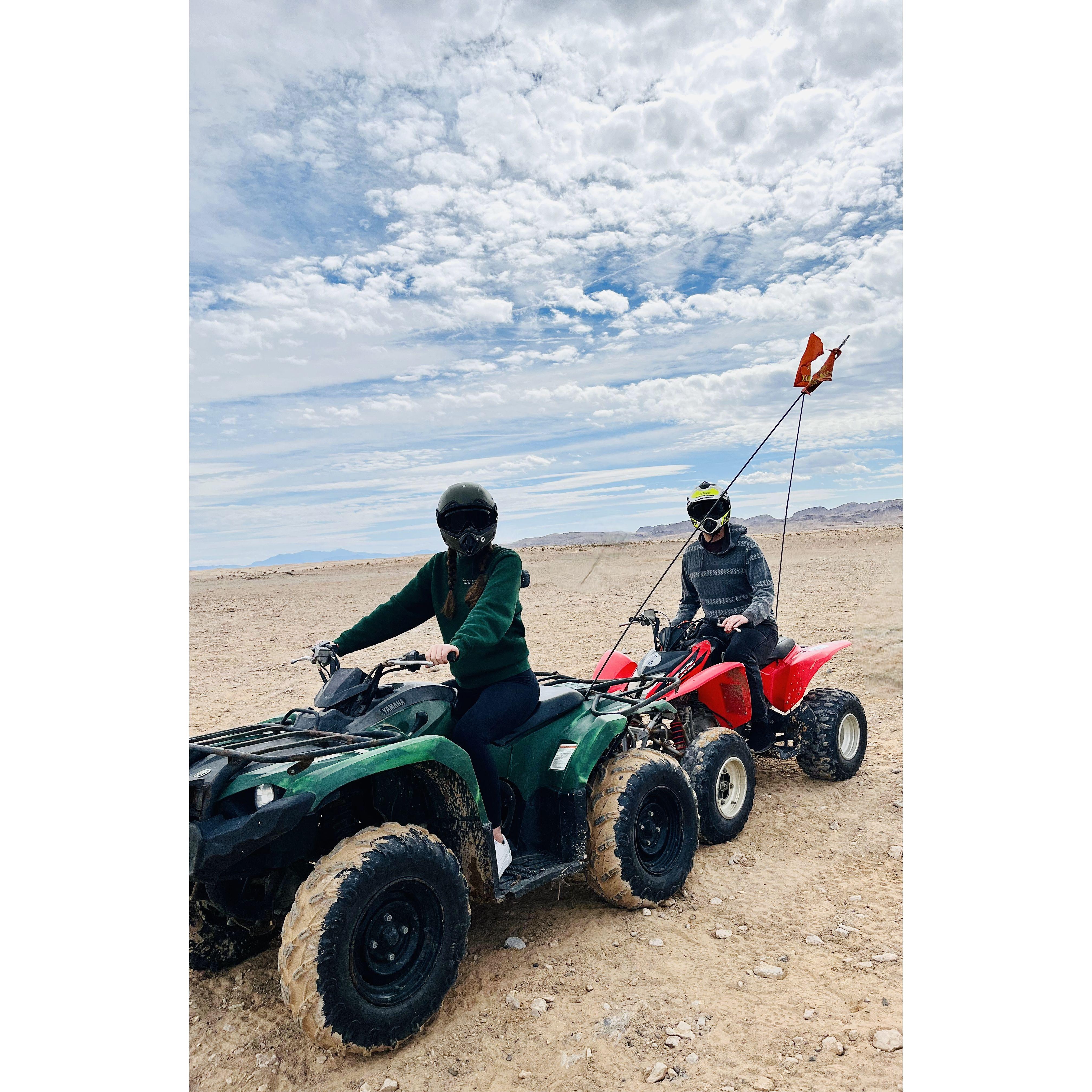 ATVs in the Mojave Desert