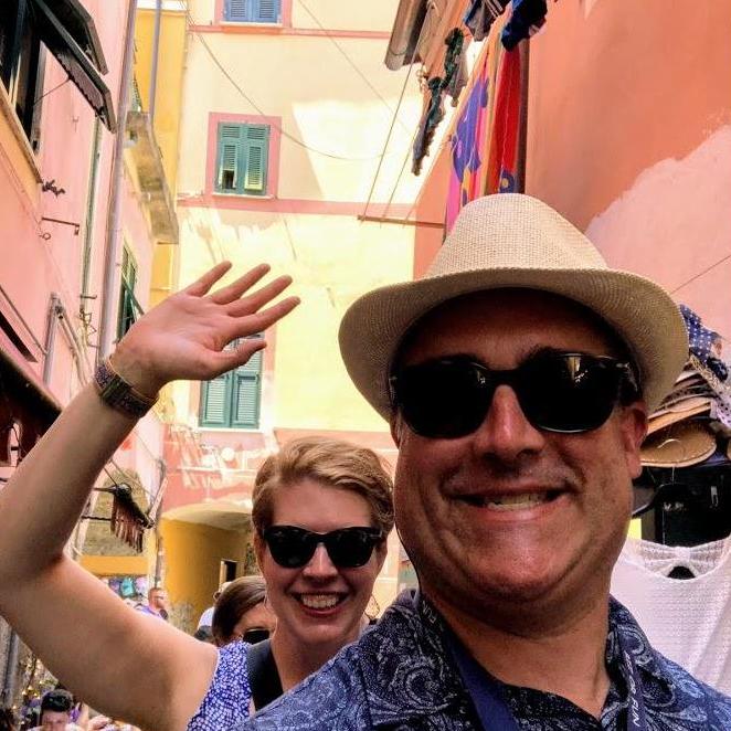 Touring Cinque Terre, Italy.
