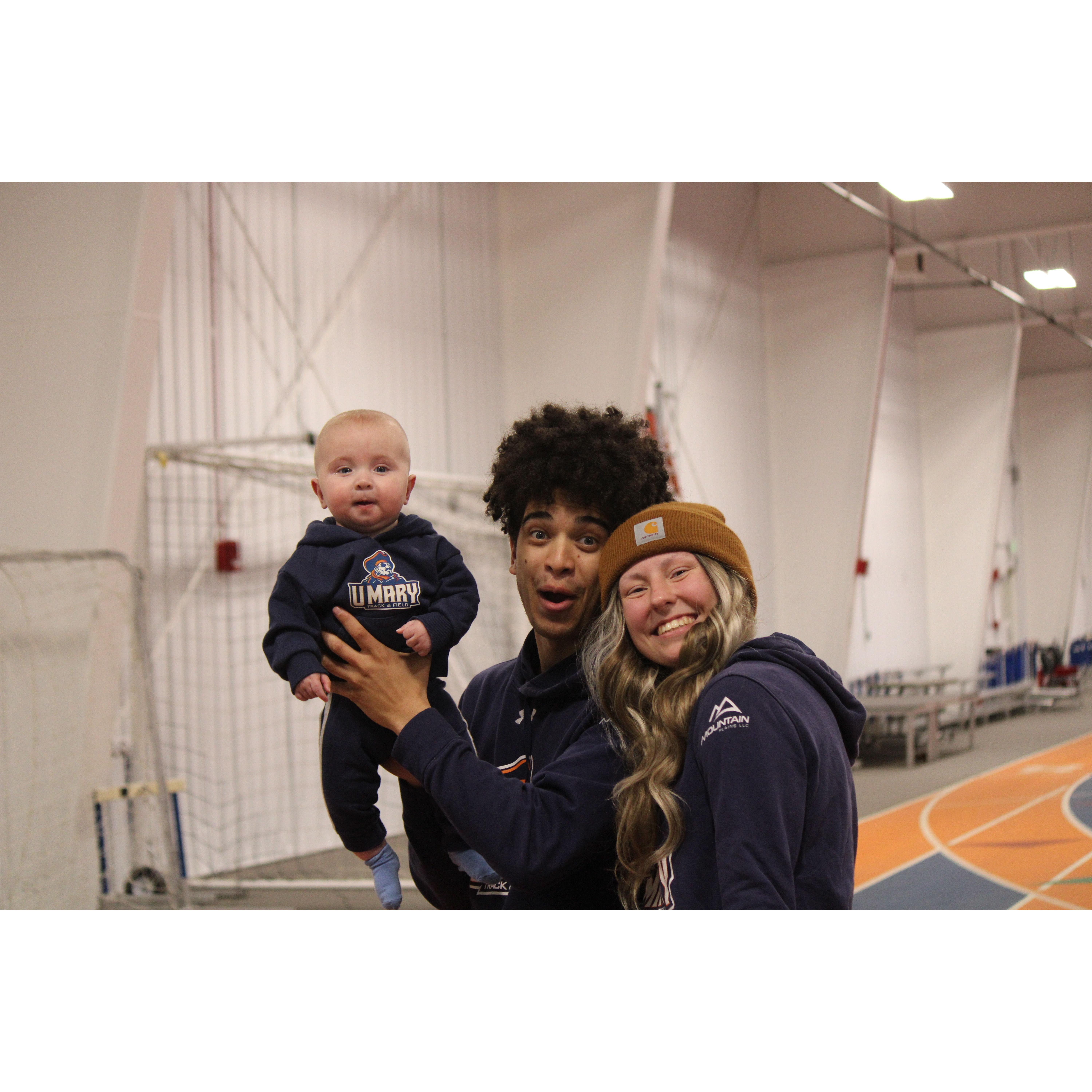 Family photos at the track...