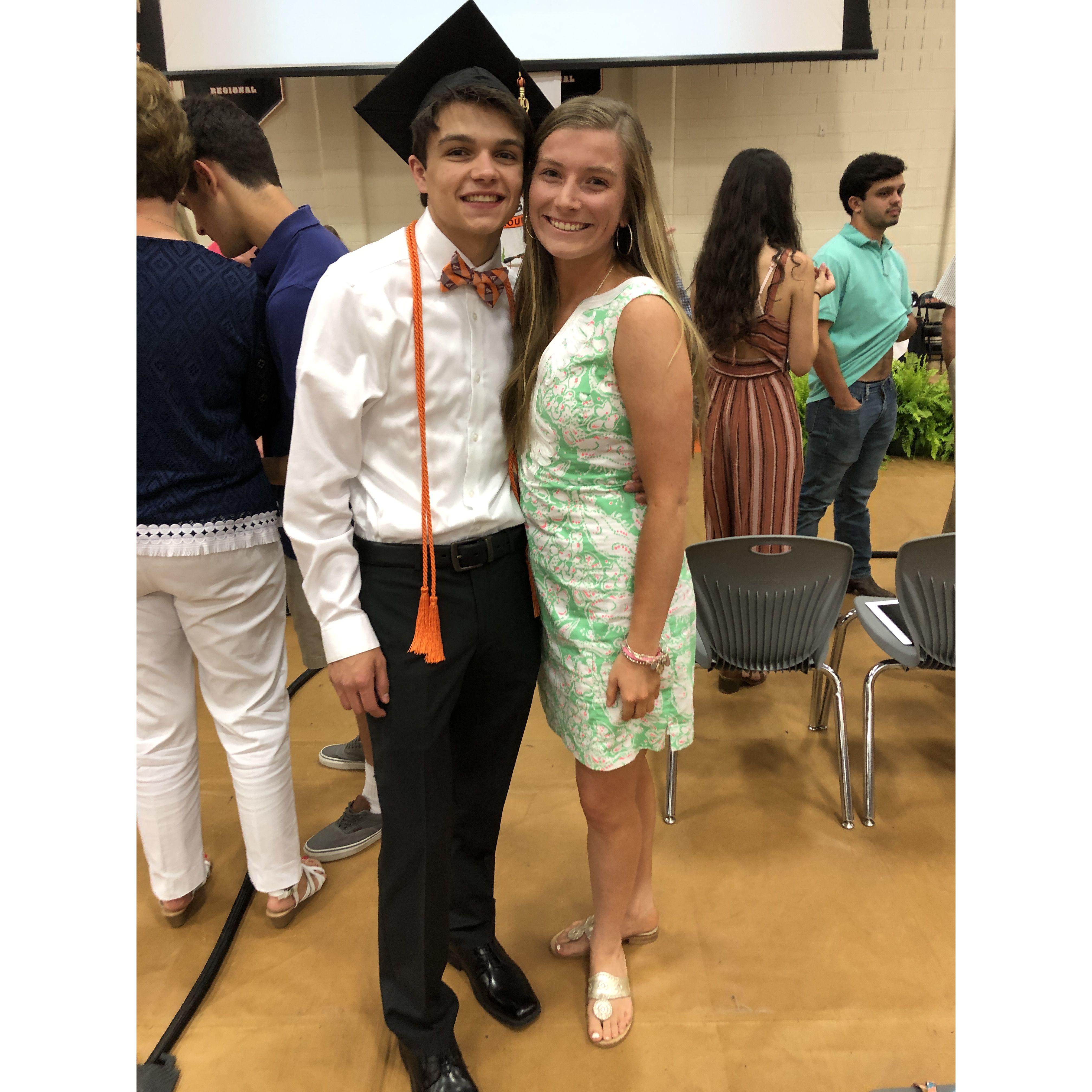 Bill's DCHS Graduation in 2019.