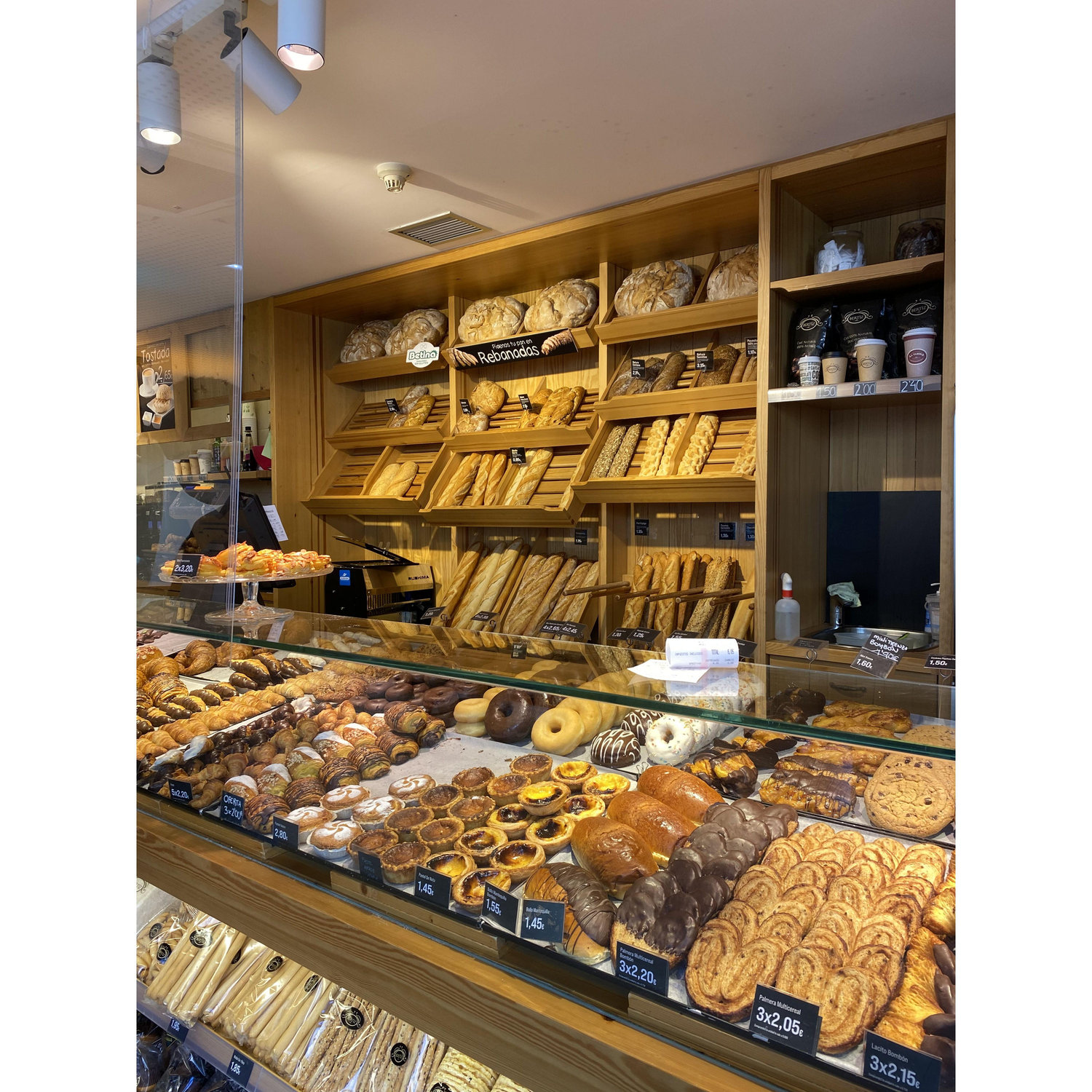 My favorite bakery in Spain, and right under the Galindez's apartment. Dangerous in the best way!