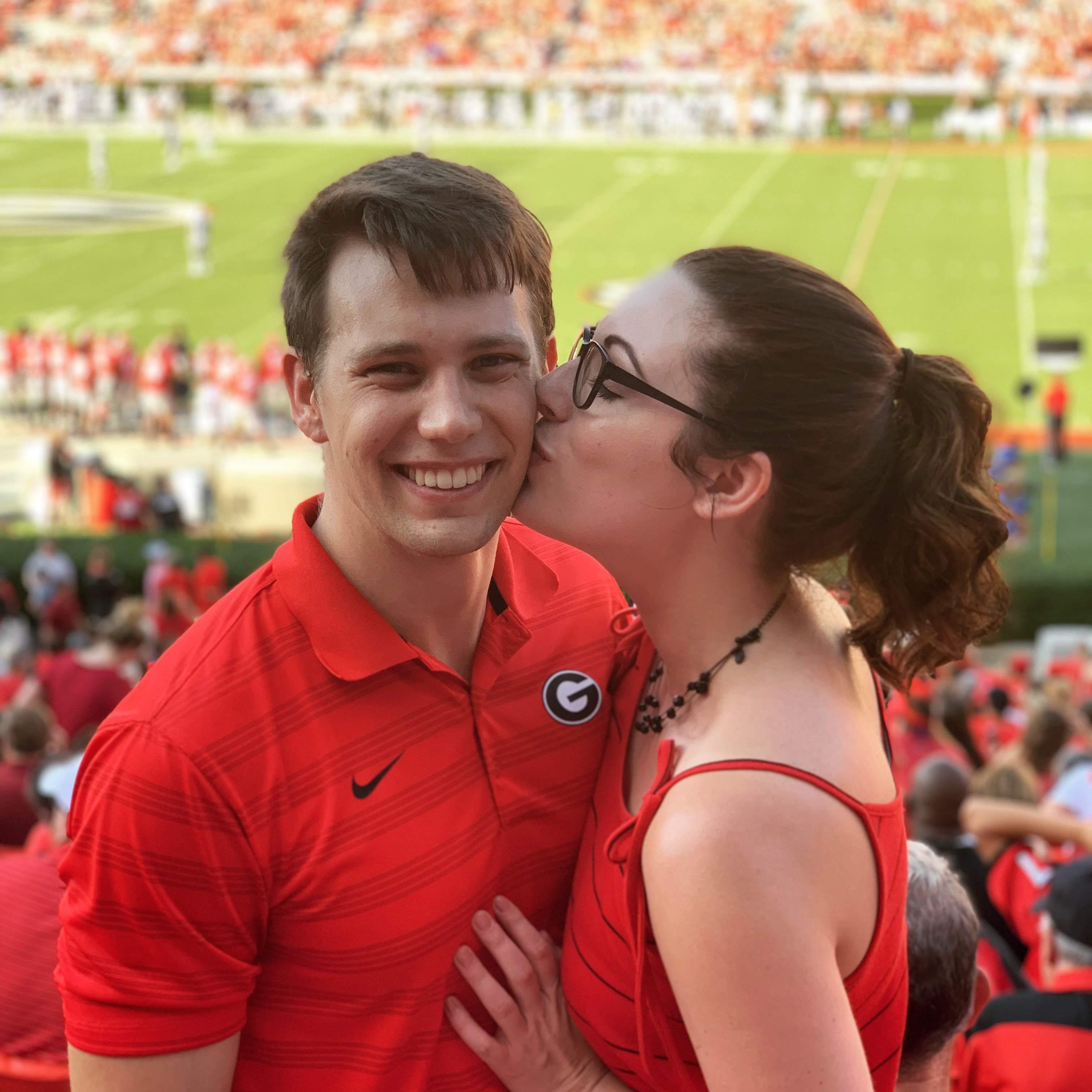 Amber's first UGA game