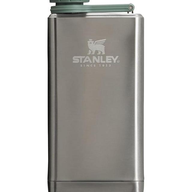 Stanley Adventure Pre-Party Flask | Leakproof Hip Flask | Hinge Connected Never Lose Cap | Insulated Stainless Steel Liquor Container | BPA-Free