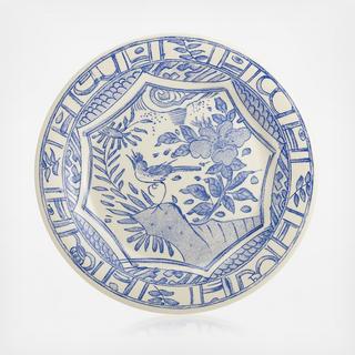 Oiseau Bleu Dinner Plate, Set of 4