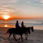Passeio a cavalo pela praia da Sardenha