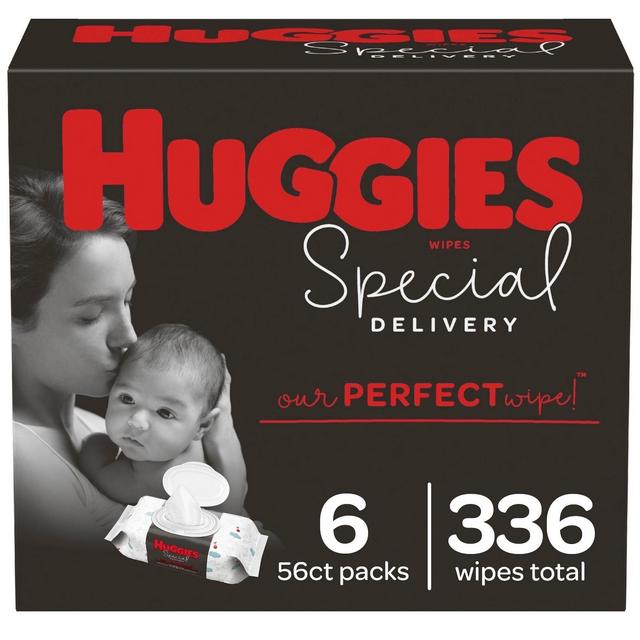 Huggies Special Delivery Hypoallergenic Unscented Baby Wipes, Flip-top Pack - 336ct