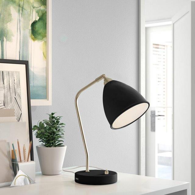 Adel 21" Desk Lamp with USB