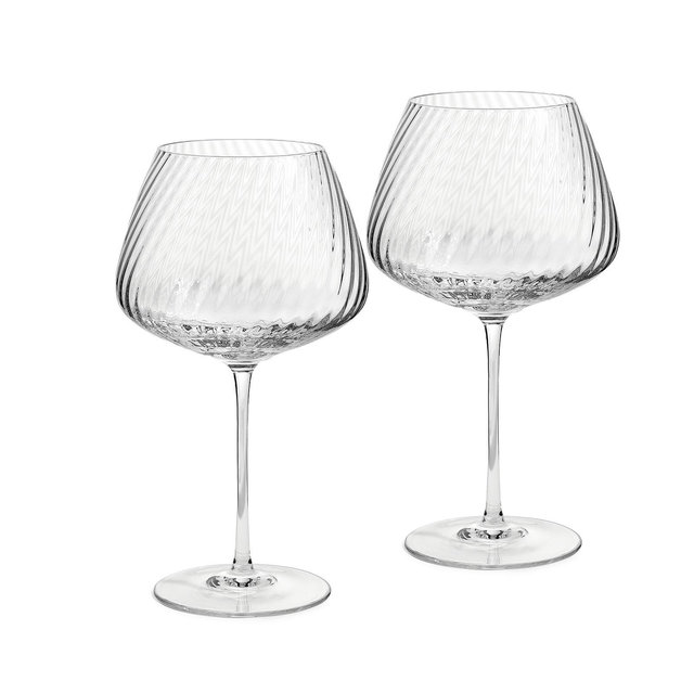 Vera Wang Wedgwood Swirl Red Wine Glass, Set of 2