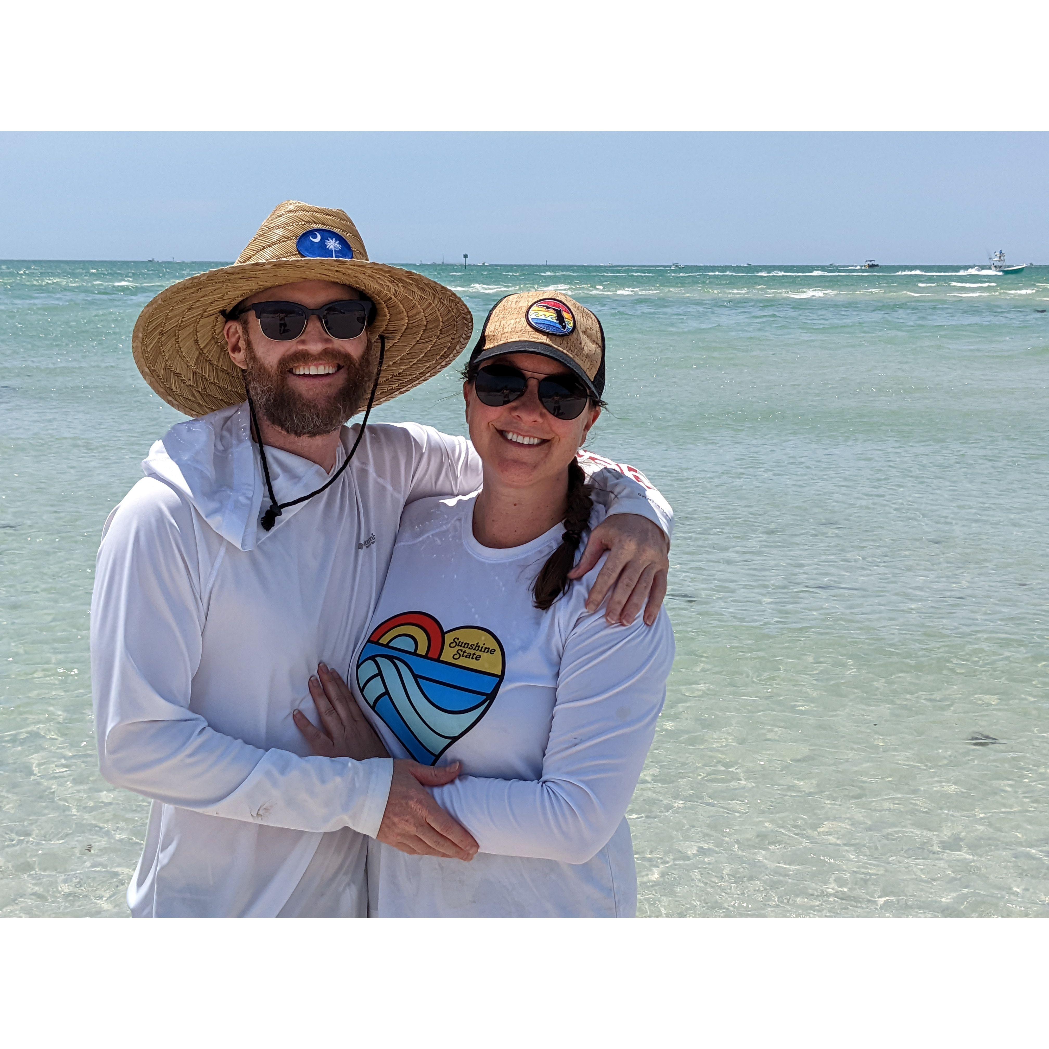 Kayaking out to Shell Key is the best!
