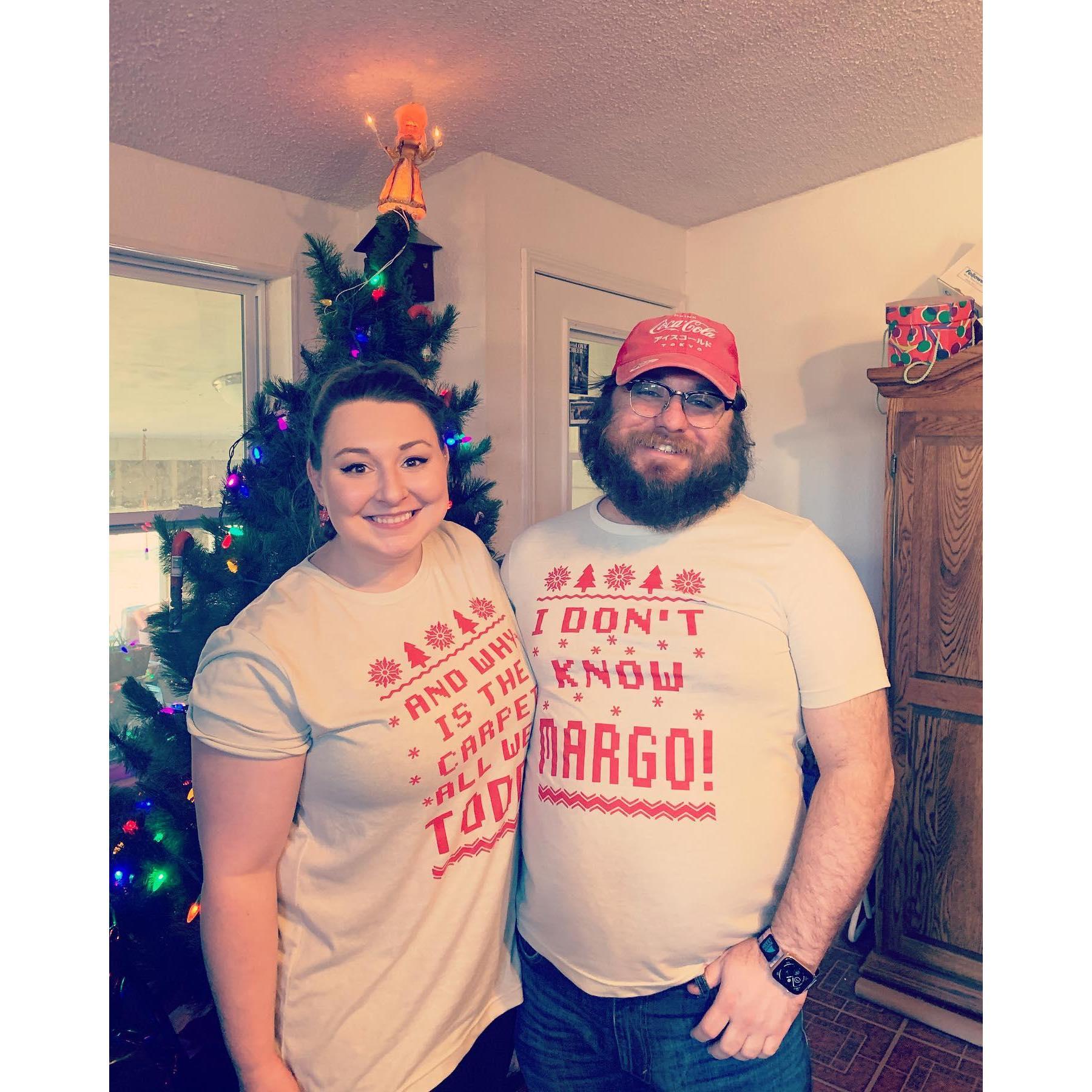 The moment Rick realized he will forever have to agree to matching shirts when Julie wants